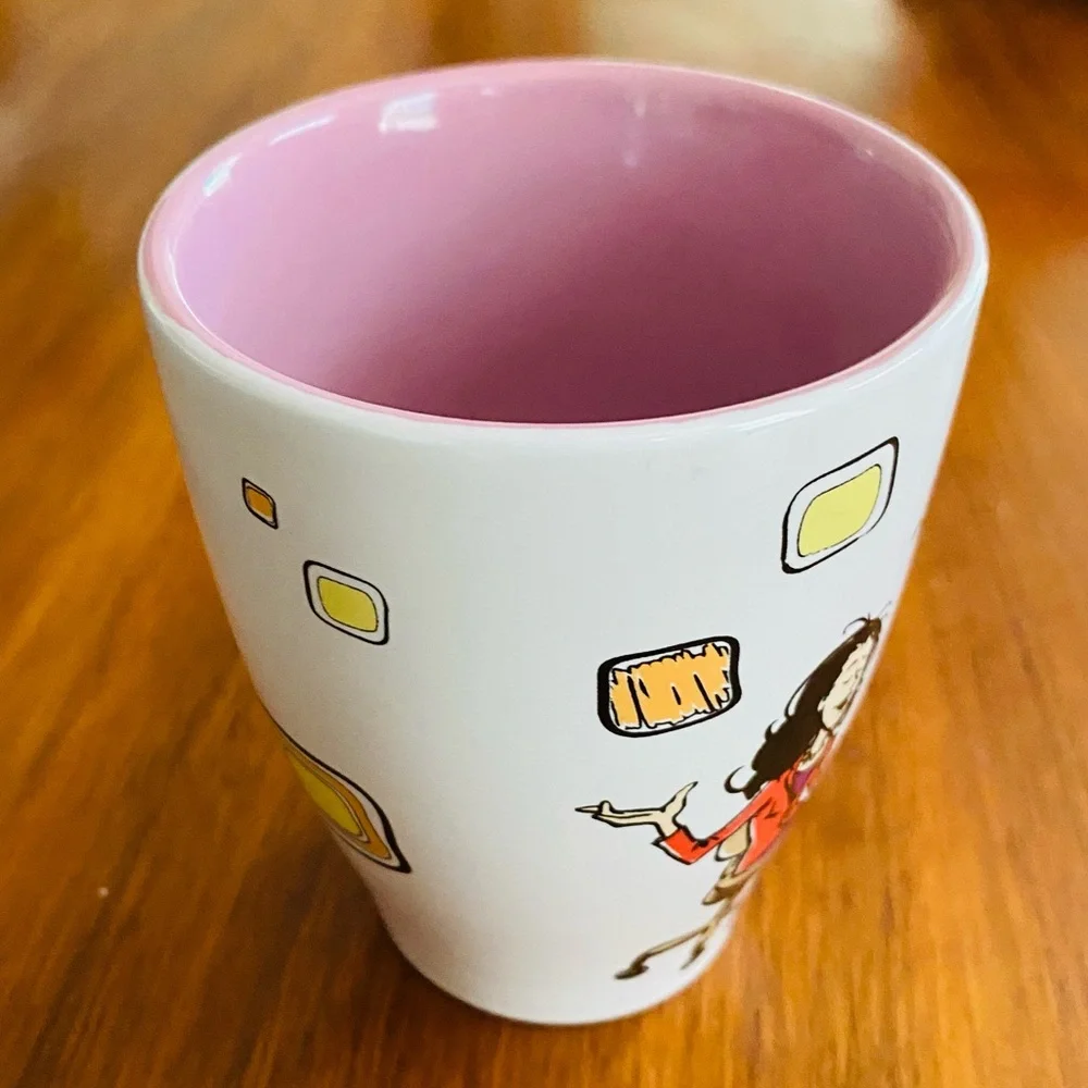 VINTAGE FUNNY MUG LIFE IS A CUP OF TEA
